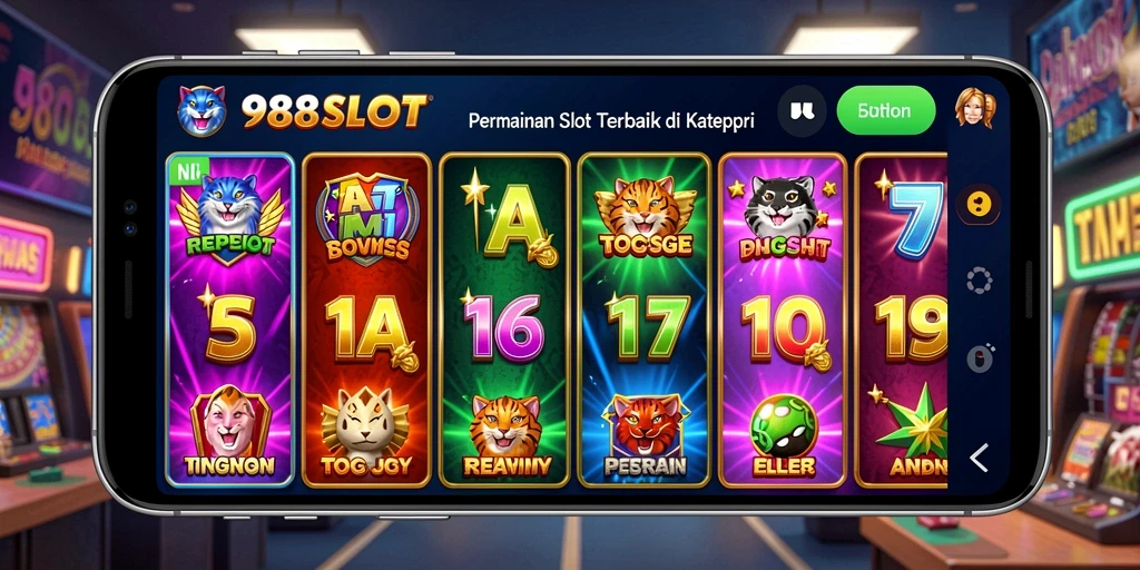 Tampilan gameplay seru di 988SLOT dengan banyak pilihan slot.