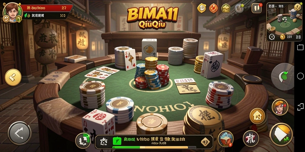 Tampilan menarik gameplay QiuQiu di BIMA11.