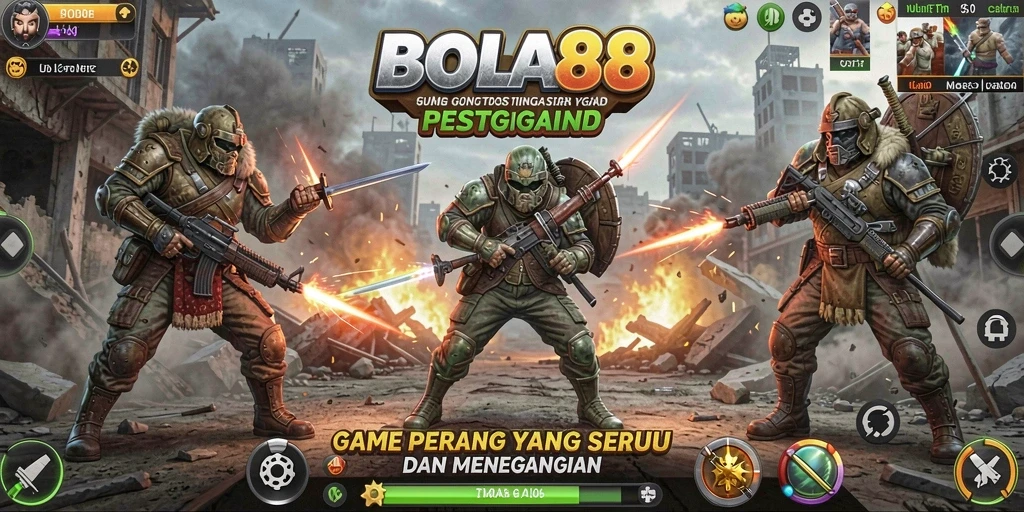 Screenshot menampilkan aksi gameplay TPS yang mendebarkan.