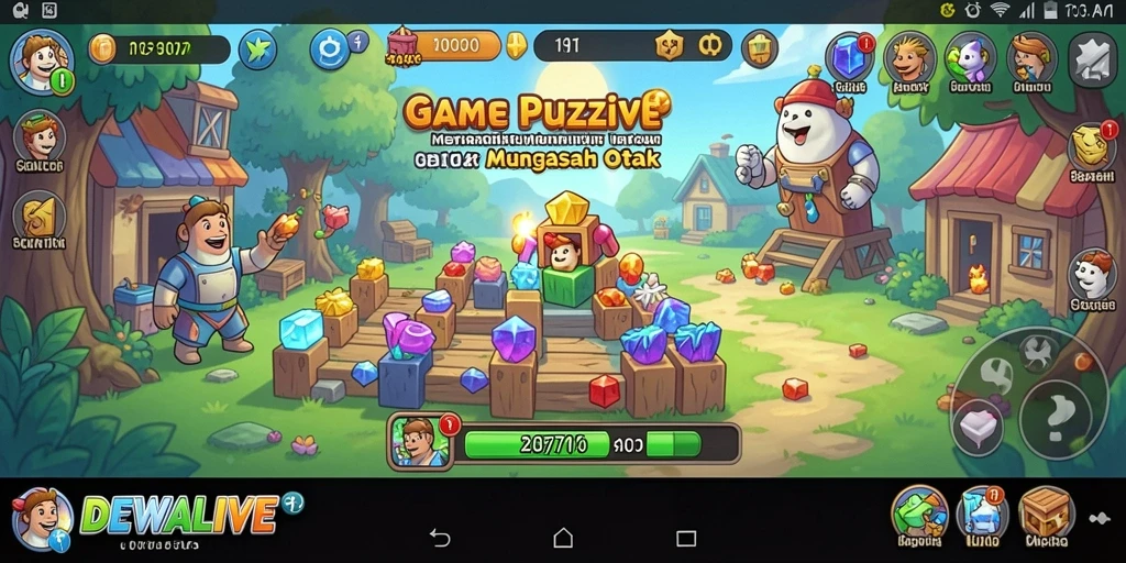 Tampilan gameplay DEWALIVE yang penuh tantangan dan strategi.