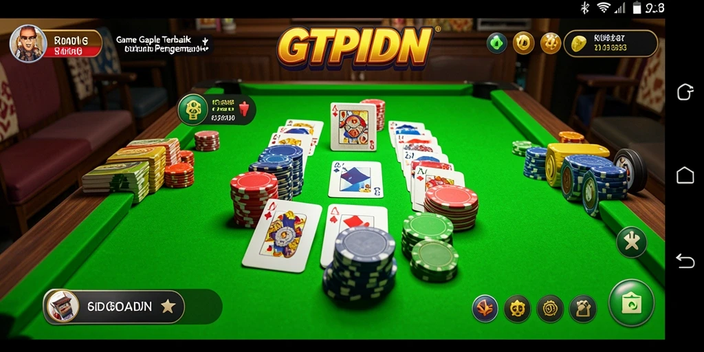 Screenshot GTPIDN yang menampilkan gameplay seru Gaple.