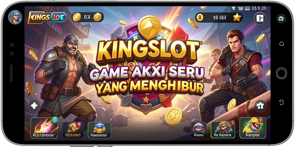 Screenshot KINGSLOT menampilkan aksi gameplay yang intens dan menegangkan.