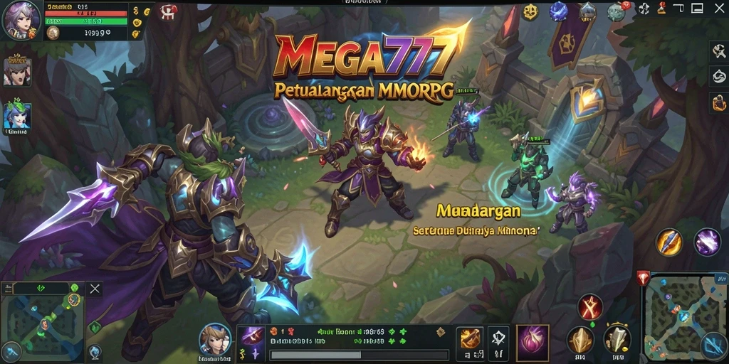Tampilan gameplay MEGA777 yang menakjubkan dalam dunia MMORPG.