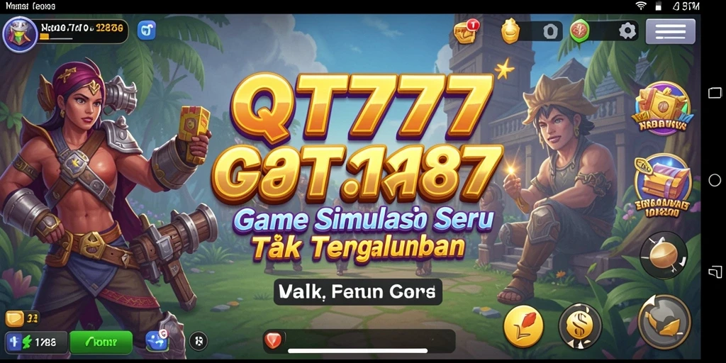 Tampilan gameplay <strong>QT777</strong> yang memukau dan realistis.