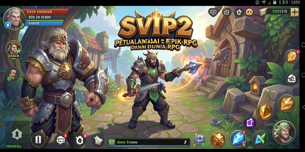 Tampak gameplay RPG yang mendebarkan dan interaktif di SVIP2.